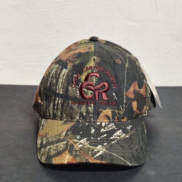 Cook Canyon Ranch Ranger Texas Hat Outdoor Cap Camo Embroidered Buck Branding - Picture 1 of 12